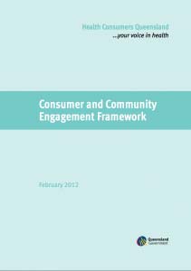 Consumer and Community Engagement Framework
