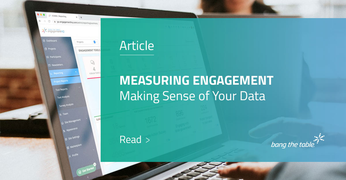 Measuring Engagement: Making Sense of Your Data - Bang the Table