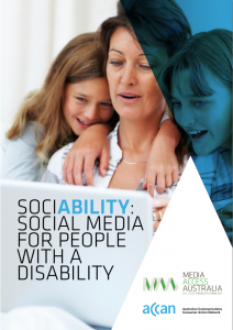 Sociability: Social Media for People with a Disability
