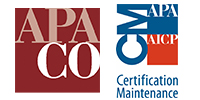 APA CM credit logos