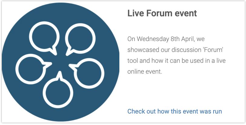 Forum Virtual Event