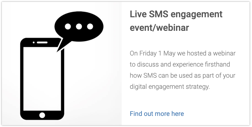 SMS Virtual Event