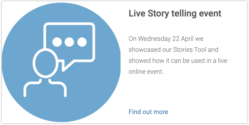 Stories Virtual Event