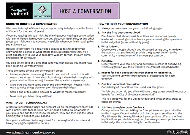 Conversation kit