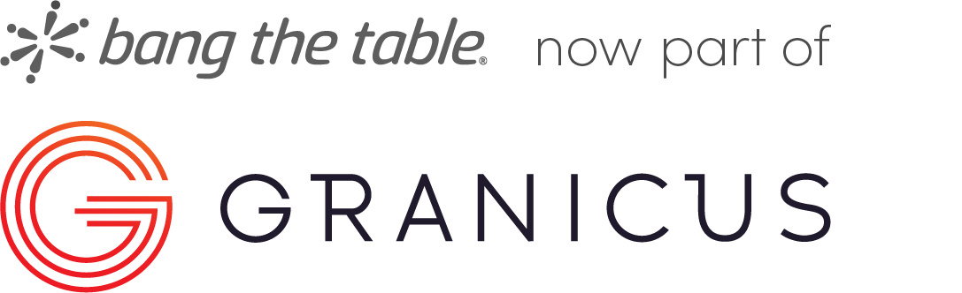 Granicus Bang the Table Logo